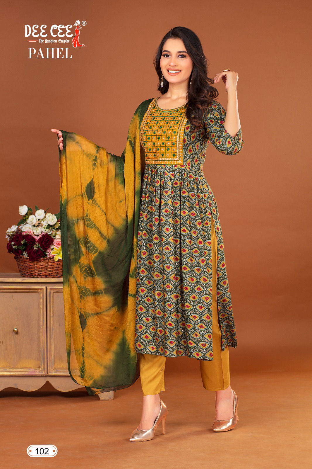 Pahel By Deecee Foil Printed Rayon Kurti With Bottom Dupatta Wholesale Shop In Surat